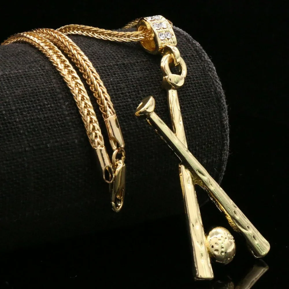 14k Gold Baseball Bat 24